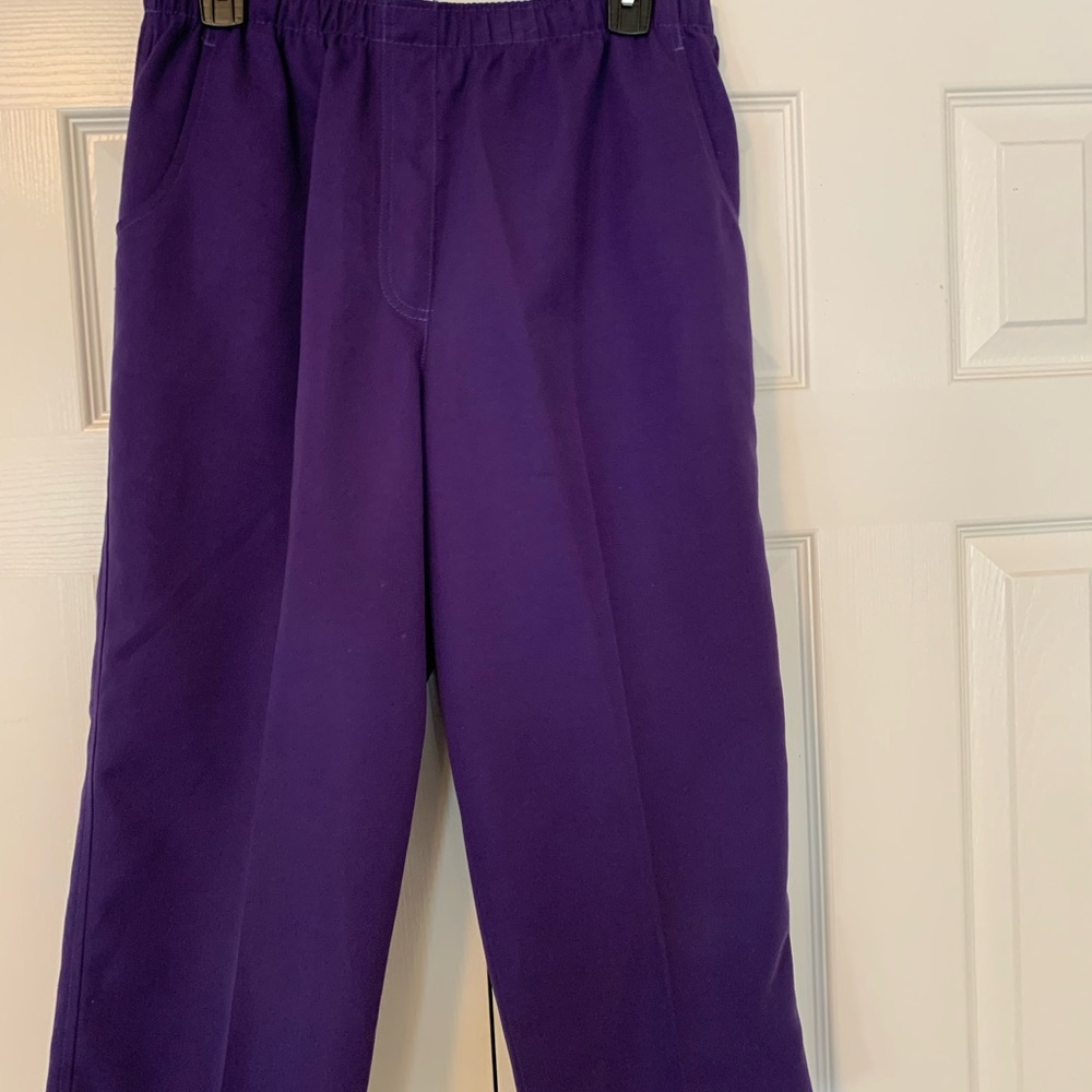 Purple capri pants - Picture 4 of 5